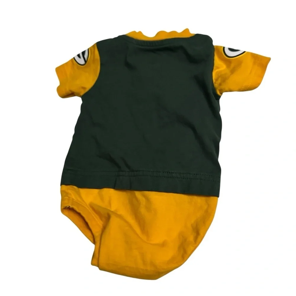 NFL Green and Yellow Packers Kids Bodysuit